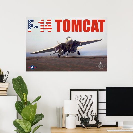 F-14 TOMCAT ポスター (ホームオフィス)