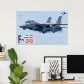 F-14 TOMCAT ポスター (ホームオフィス)