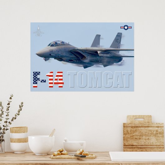 F-14 TOMCAT ポスター (キッチン)