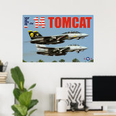 F-14 TOMCAT ポスター (ホームオフィス)