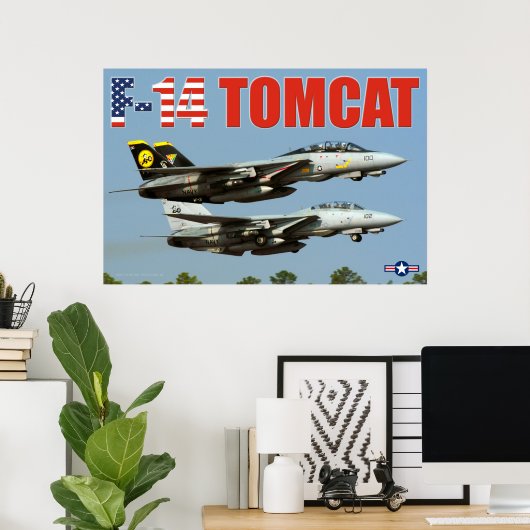F-14 TOMCAT ポスター (ホームオフィス)