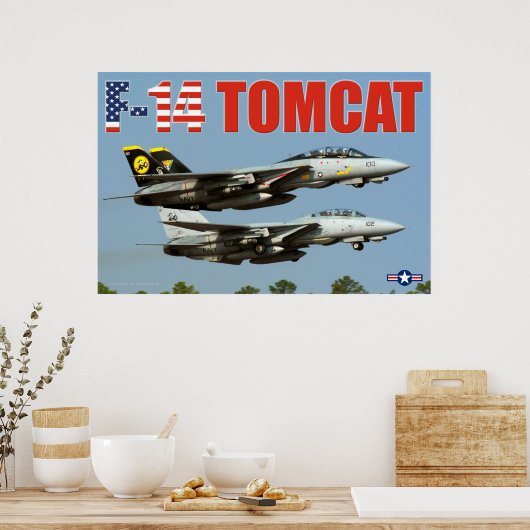 F-14 TOMCAT ポスター (キッチン)