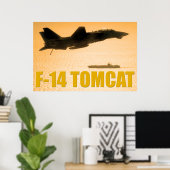 F-14 TOMCAT ポスター (ホームオフィス)