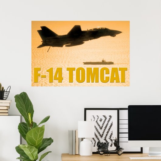 F-14 TOMCAT ポスター (ホームオフィス)