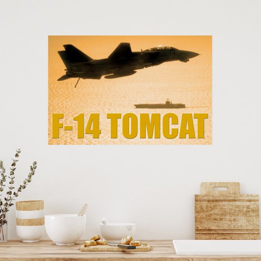 F-14 TOMCAT ポスター (キッチン)