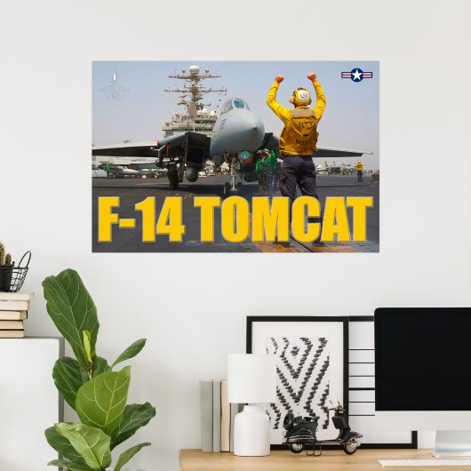 F-14 TOMCAT ポスター (ホームオフィス)