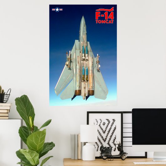 F-14 TOMCAT ポスター (ホームオフィス)