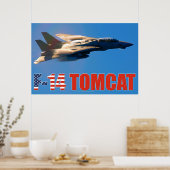 F-14 TOMCAT「マッハ」ポ走スタ ポスター (キッチン)