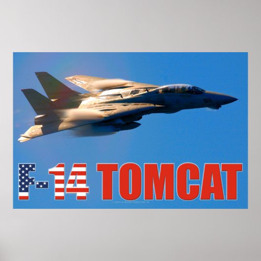 F-14 TOMCAT「マッハ」ポ走スタ ポスター (正面)
