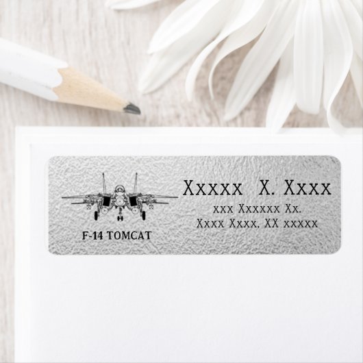 F-14 TOMCAT -住所 シール (インサイチュ)