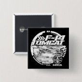 F-14 Tomcat 缶バッジ (正面&裏面)