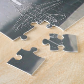 F-14 TOMCAT 「AFTERBURNER」（20x30インチ） ジグソーパズル (側面)