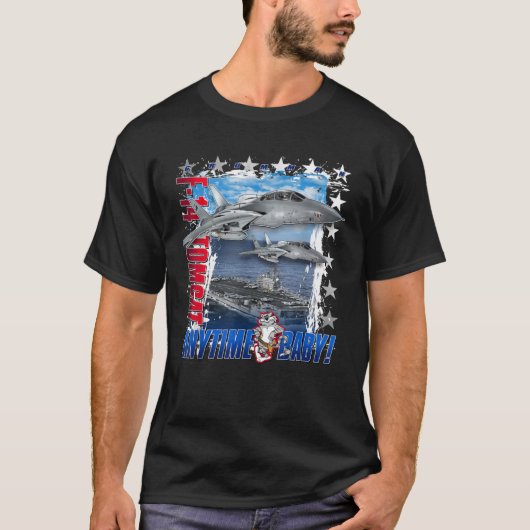 F-14 Tomcat Anytimeベビージェット Tシャツ (正面)