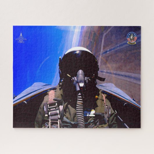 F-14 TOMCAT 「BREAK」（16x20インチ） ジグソーパズル (横)