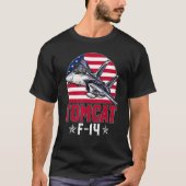 F 14 Tomcat Fighter Jet Tシャツ (正面)