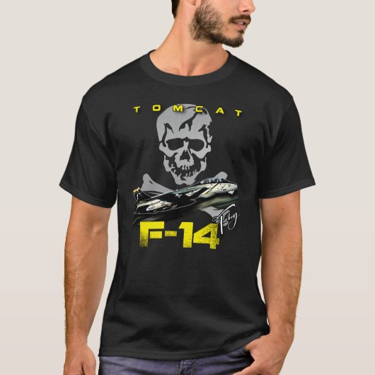F-14 Tomcat Fighterjet Tシャツ (正面)