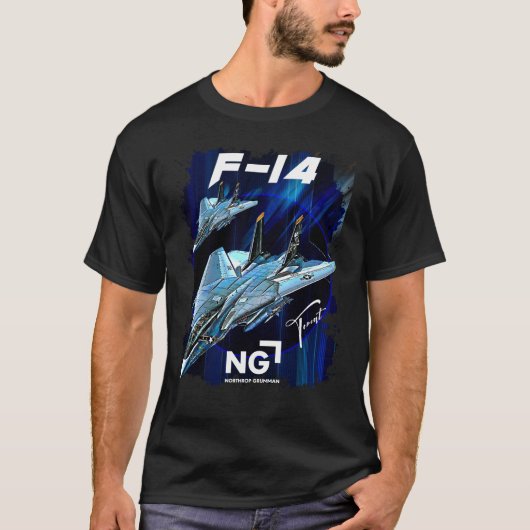 F-14 Tomcat Fighterjet Tシャツ (正面)