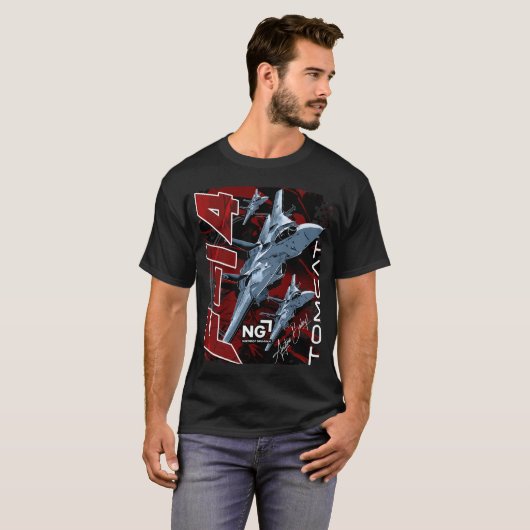 F-14 Tomcat Fighterjet Tシャツ (正面フル)