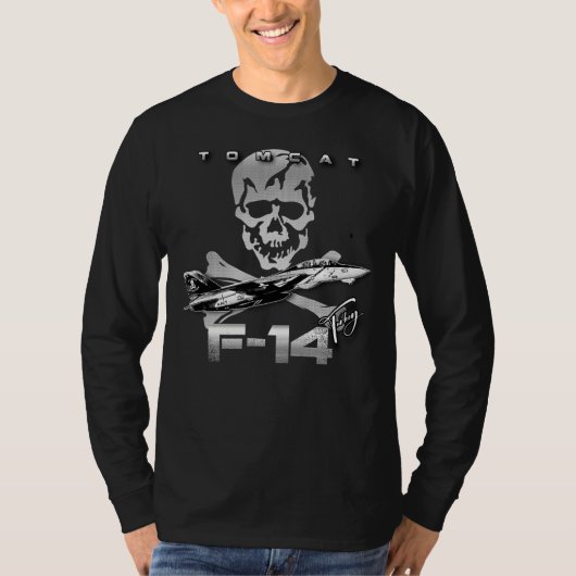 F-14 Tomcat Fighterjet Tシャツ (正面)