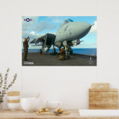 F-14 TOMCAT 「FLIGHTDECK」ポスター ポスター (キッチン)