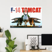 F-14 TOMCAT 「FLIGHTDECK」ポスター ポスター (ホームオフィス)