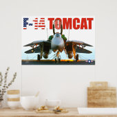 F-14 TOMCAT 「FLIGHTDECK」ポスター ポスター (キッチン)