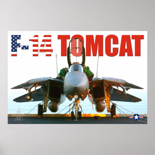F-14 TOMCAT 「FLIGHTDECK」ポスター ポスター (正面)