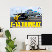 F-14 TOMCAT 「FLIGHTDECK」ポスター ポスター (ホームオフィス)