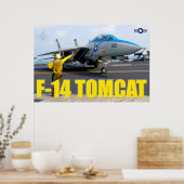 F-14 TOMCAT 「FLIGHTDECK」ポスター ポスター (キッチン)