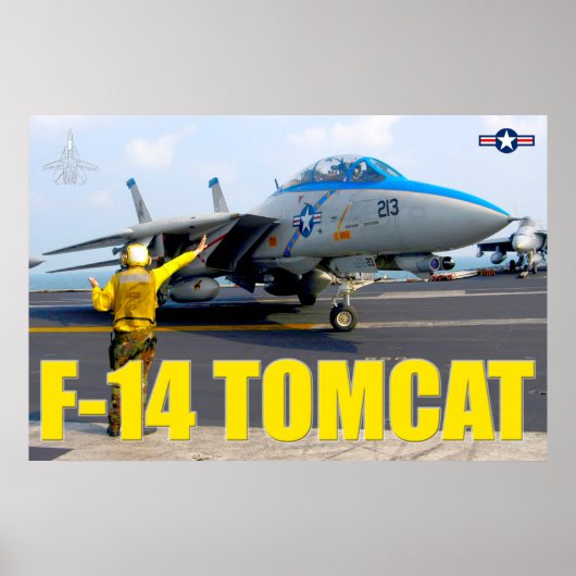 F-14 TOMCAT 「FLIGHTDECK」ポスター ポスター (正面)
