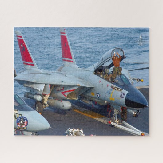 F-14 TOMCAT "FLIGHTDECK" (16x20インチ) ジグソーパズル (横)