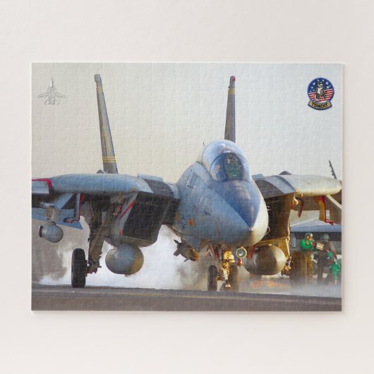 F-14 TOMCAT 「LAUNCH」（16x20インチ） ジグソーパズル (横)