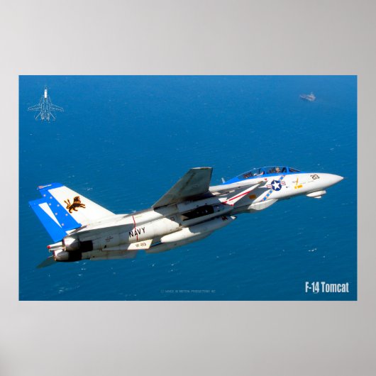 F-14 TOMCAT 「ON PATROL」ポスター ポスター (正面)