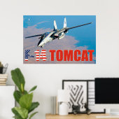 F-14 TOMCAT 「ON PATROL」ポスター ポスター (ホームオフィス)