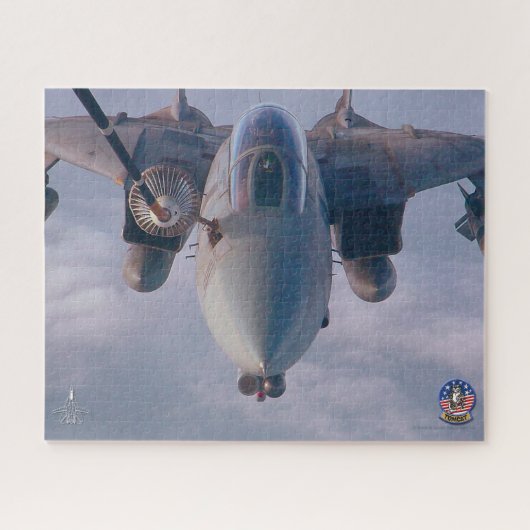 F-14 TOMCAT 「REFUELING」(16x20インチ) ジグソーパズル (横)