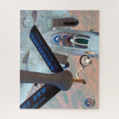 F-14 TOMCAT 「REFUELING」（16x20インチ） ジグソーパズル (縦)