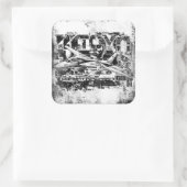 F-14 Tomcat Squareステッカー スクエアシール (バッグ)