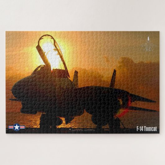 F-14 TOMCAT "SUNSET" （20x30インチ） ジグソーパズル (横)
