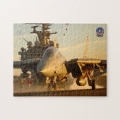 F-14 TOMCAT 「SUNSET LAUNCH」（11x14インチ） ジグソーパズル (横)