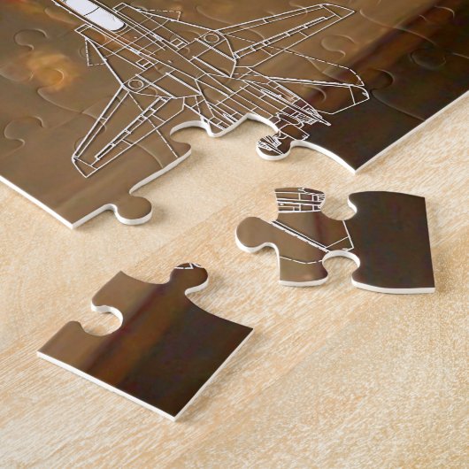 F-14 TOMCAT 「SUNSET LAUNCH」（20x30インチ） ジグソーパズル (側面)