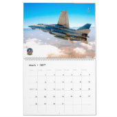 F-14 TOMCAT 「SWING WING」カレンダー カレンダー (3月 2027)