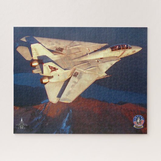 F-14 TOMCAT 「SWING WING」（16x20インチ） ジグソーパズル (横)