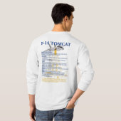 F-14 Tomcat Tシャツ (裏面フル)