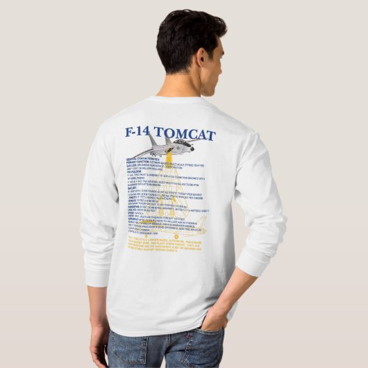 F-14 Tomcat Tシャツ (裏面フル)