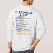 F-14 Tomcat Tシャツ (裏面)