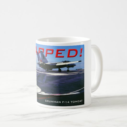 F-14 Tomcat "TRAPPED!" マグ (正面右)