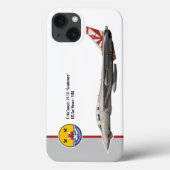 F-14 Tomcat VF-111 Sundowners Case-Mate iPhoneケース (裏面)