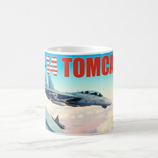 F-14 TOMCAT "WINGMAN" コーヒーマグカップ (中央)