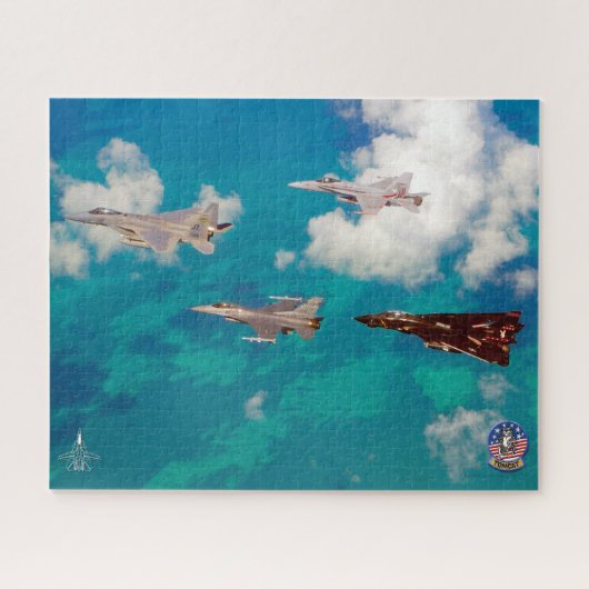 F-14 TOMCAT "WINGMAN" （16x20インチ） ジグソーパズル (横)