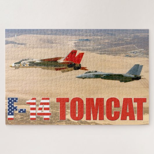 F-14 TOMCAT "WINGMAN" （20x30インチ） ジグソーパズル (横)